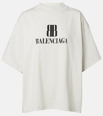 Logo cotton jersey T-shirt | Balenciaga