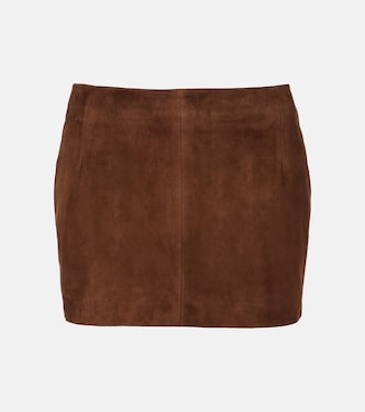 Avery suede miniskirt | Nour Hammour