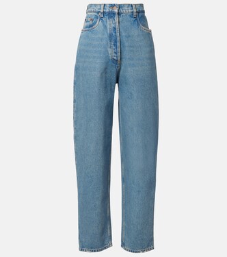 High-rise straight jeans  | Prada