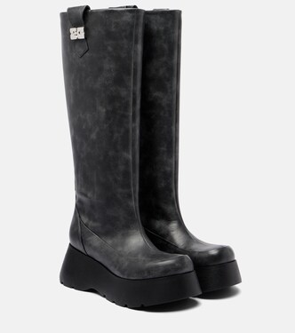 Kat platform knee-high boots | Ganni