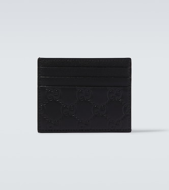 Portacarte GG Emblem in pelle | Gucci