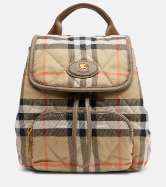 Mini Burberry Check backpack | Burberry