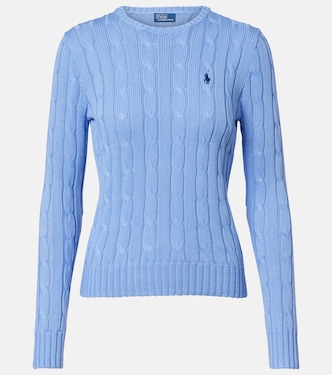 Cable-knit cotton sweater | Polo Ralph Lauren