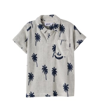 Randel cotton-blend terry polo shirt | Molo