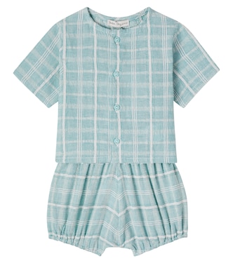 Baby Mathias shirt and shorts set | Bebe Organic