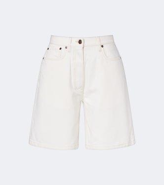 Denim Bermuda shorts | Prada