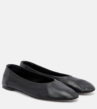 Leather ballet flats | Toteme