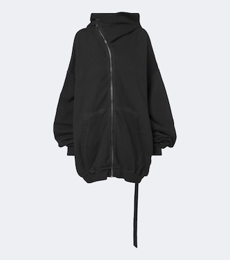DRKSHDW Hun cotton zip-up hoodie | Rick Owens