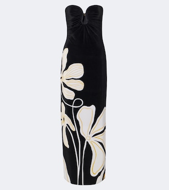 Maxikleid Yves aus Samt | Cala de la Cruz