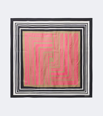 Zenza printed silk twill scarf | Joseph