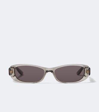 Gafas de sol ovaladas con logo | Balenciaga