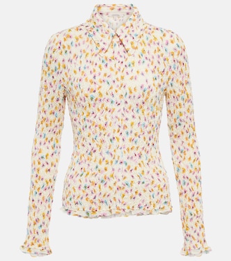 Floral plissé top | Dorothee Schumacher
