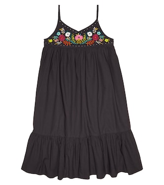 Thunder Anya cotton poplin dress | Bonpoint