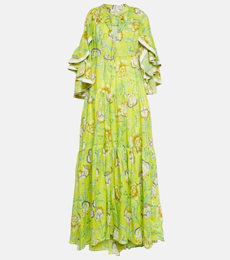 Floral ramie maxi dress | Dorothee Schumacher