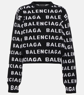 Jersey de lana con logo | Balenciaga