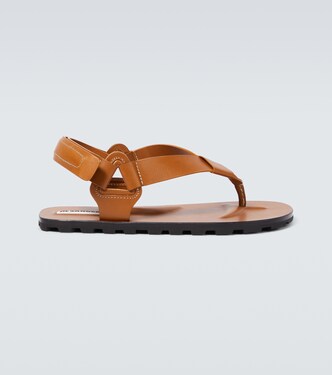Leather sandals | Jil Sander
