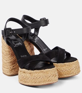 Super Calakala 130 suede espadrille sandals | Christian Louboutin