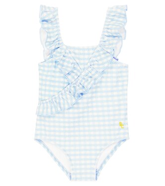 Baby Vichy ruffled swimsuit | Bobo Choses