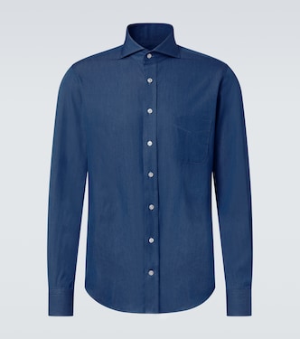 Hemd aus Baumwolle-Chambray | Thom Sweeney