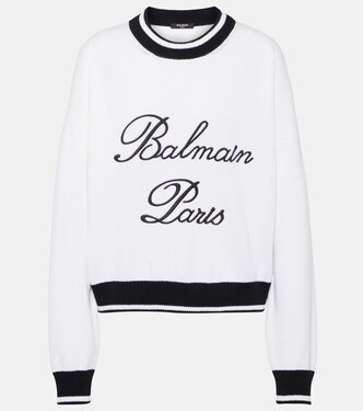 Balmain Signature embroidered sweater  | Balmain