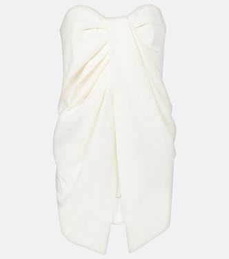 Tuiren draped linen and cotton-blend top | Tove