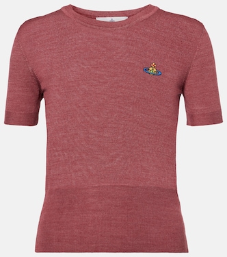 Bea logo wool and silk top | Vivienne Westwood