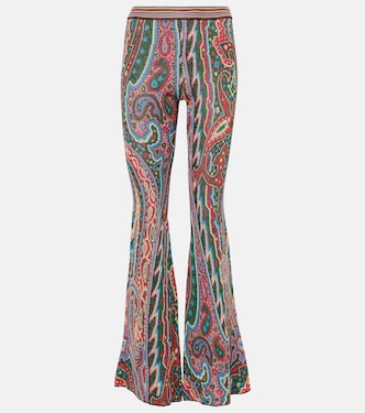 Pantalon évasé en maille jacquard | Etro