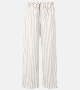 Yayah striped silk wide-leg pants | The Row