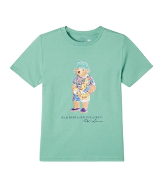 Printed cotton jersey T-shirt | Polo Ralph Lauren Kids