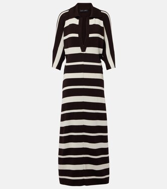 Solana striped wool and silk maxi dress | Proenza Schouler