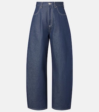 High-rise barrel-leg jeans  | Róhe