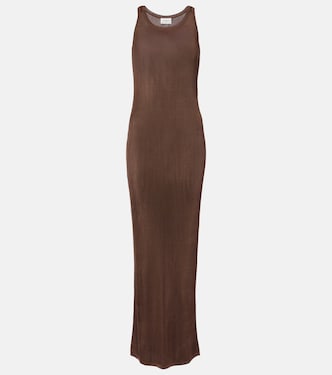 Ribbed-knit maxi dress | Saint Laurent
