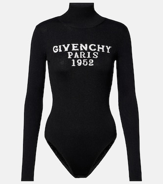 Logo ribbed-knit bodysuit | Givenchy