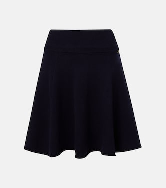 Girl cashmere-blend miniskirt | Extreme Cashmere