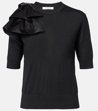 Chic Merino virgin wool ruffled sweater | Dorothee Schumacher