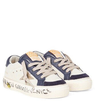 May leather platform sneakers | Golden Goose Kids