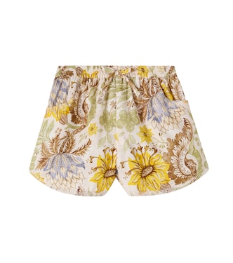 Shorts in cotone con stampa floreale | Zimmermann Kids