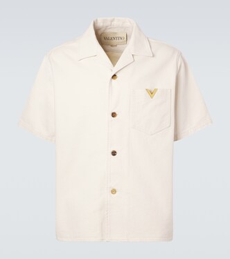 VGold denim shirt | Valentino