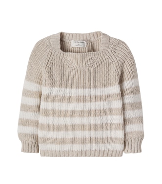 Baby Xaloc cotton and linen sweater | 1 + in the Family