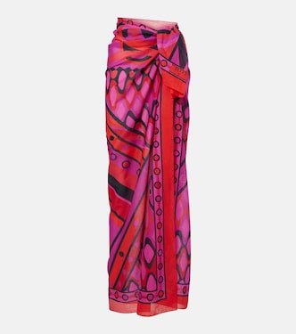 Iride cotton beach cover-up | Pucci