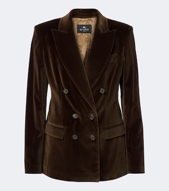 Blazer in velluto di cotone doppiopetto | Etro