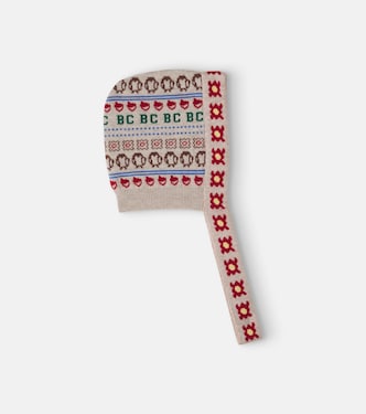 Intarsia wool hood | Bobo Choses