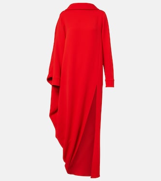 Robe longue en soie et laine  | Balenciaga