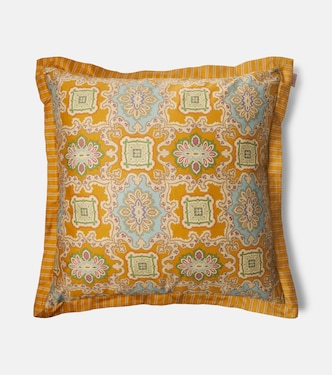 Mosaico cotton cushion | Etro