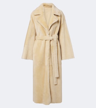 Rien reversible shearling wrap coat | Arma
