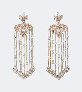 Crystal-embellished drop earrings | Rabanne