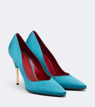 Escarpins Enigme en satin | Valentino Garavani