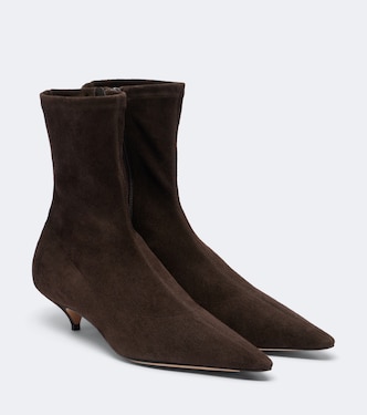 Liisa suede ankle boots | The Row