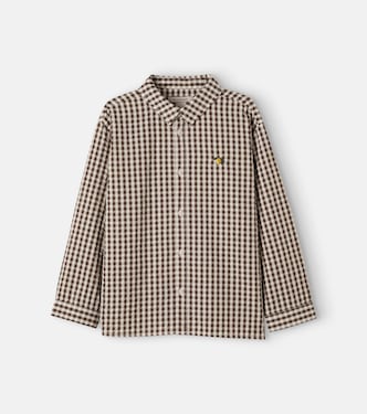 Kim gingham cotton seersucker shirt | Konges Sløjd