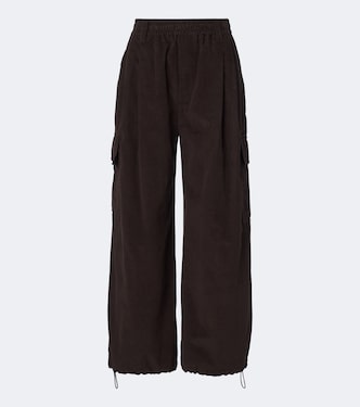 Pantalon ample en coton et cachemire mélangés | Brunello Cucinelli